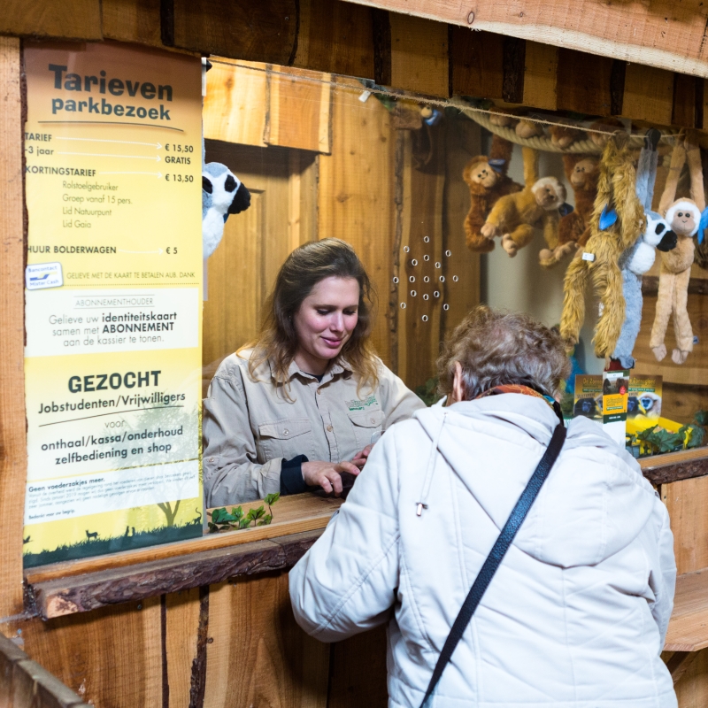 Stage onthaal & hospitality - De Zonnegloed - Dierenpark - Dieren opvangcentrum - Sanctuary